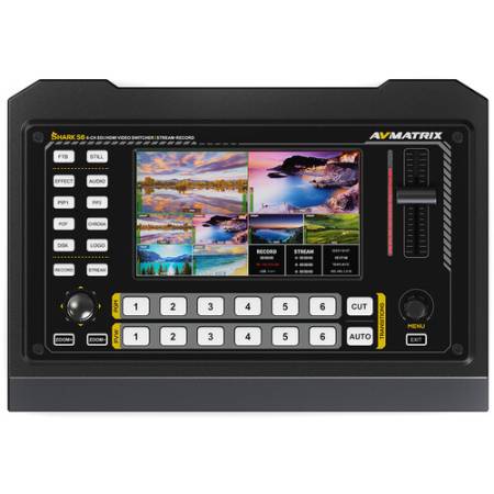 AVMATRIX Shark S6 - 6-Channel HDMI/SDI Video Switcher